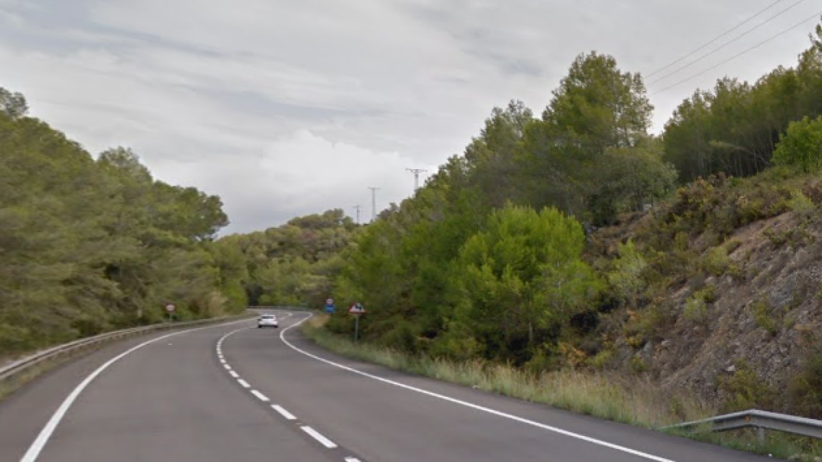 Esta es la carretera donde se ha producido el accidente.