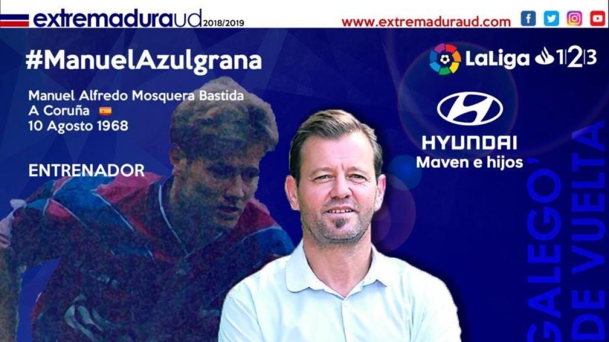 Manuel, nuevo entrenador del Extremadura