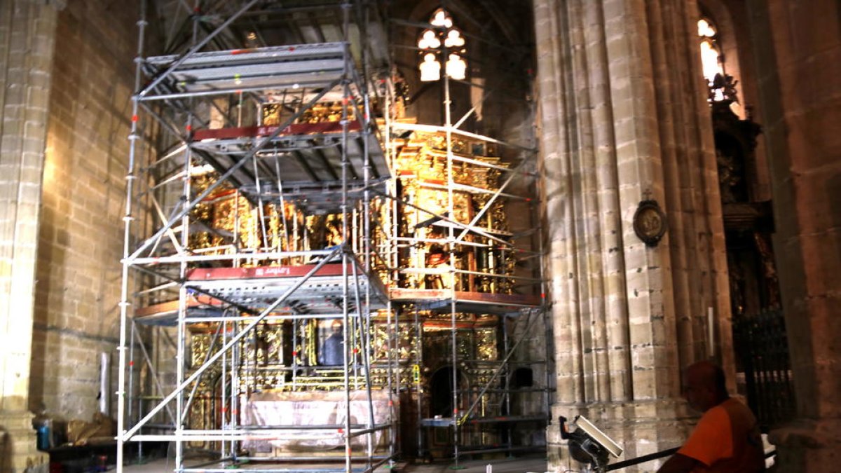 El Retablo de Santa Anna de la Catedral de Tortosa.