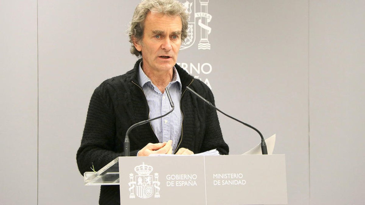 El director del Centre de Coordinació d'Alerta i Emergència Sanitàries del Ministeri de Sanitat, Fernando Simón.