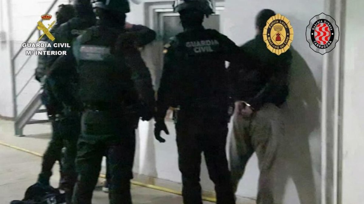 Una de las detenciones realizadas durante la operación 'venasive'.