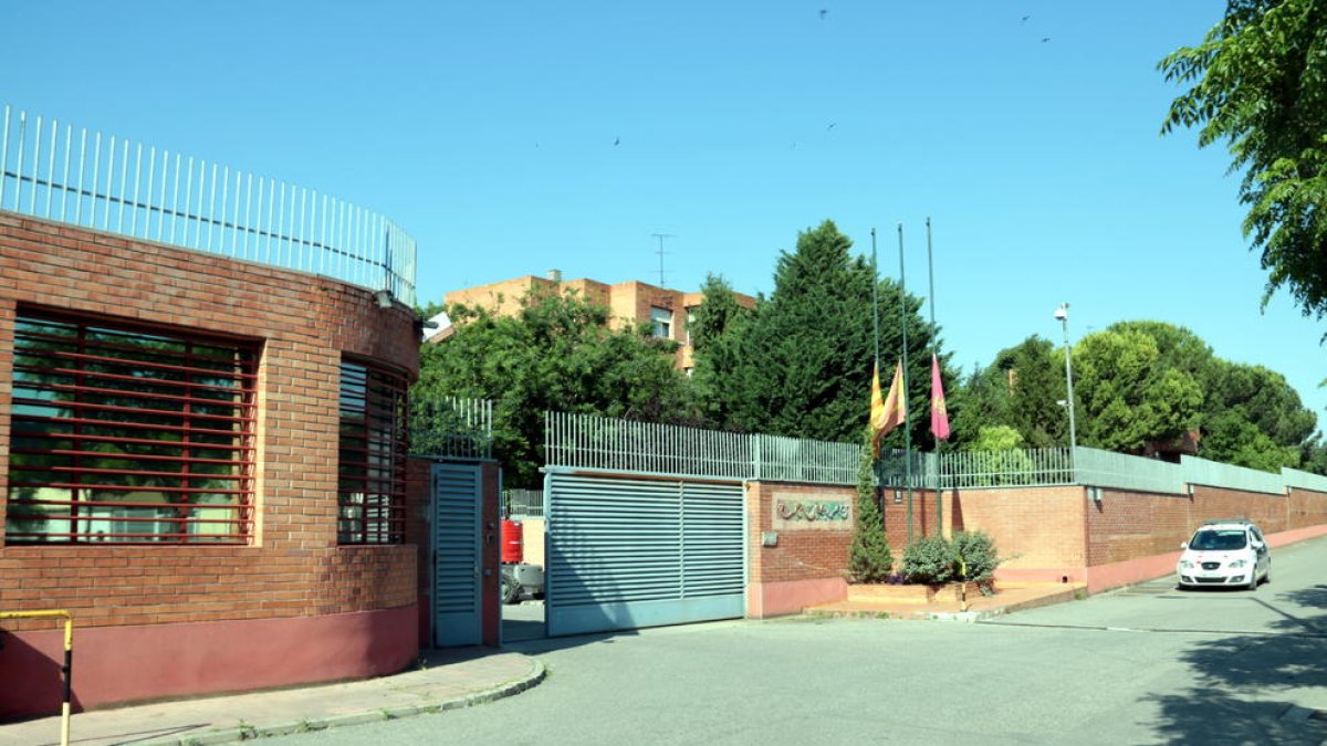 Plano general de la entrada en el Centro Penitenciario de Ponent.