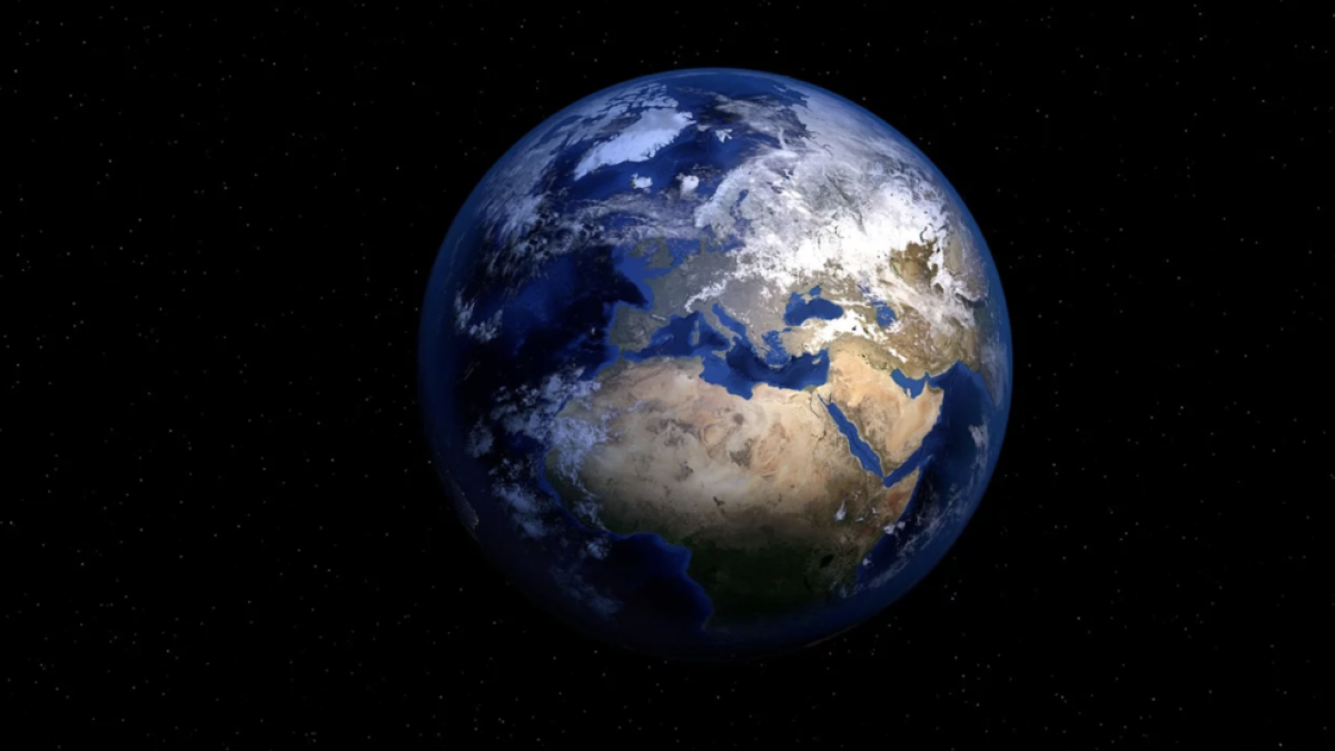 Imagen de archivo del planeta Tierra.