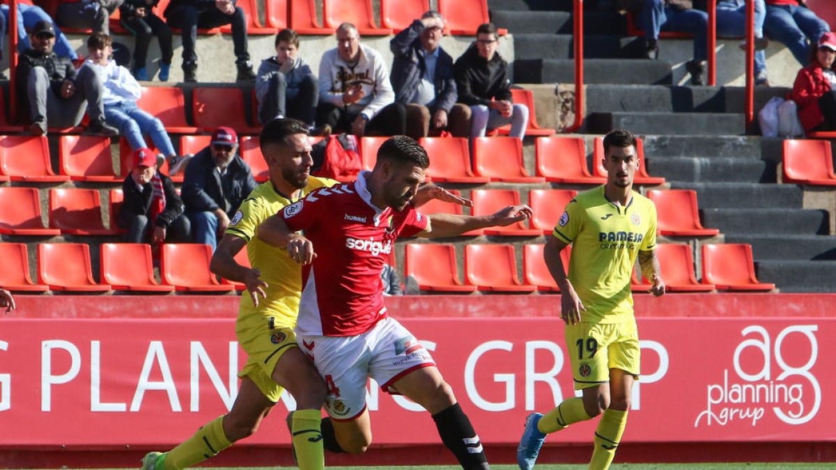 Goldar, durant el Nàstic-Villarreal d'aquesta temporada.