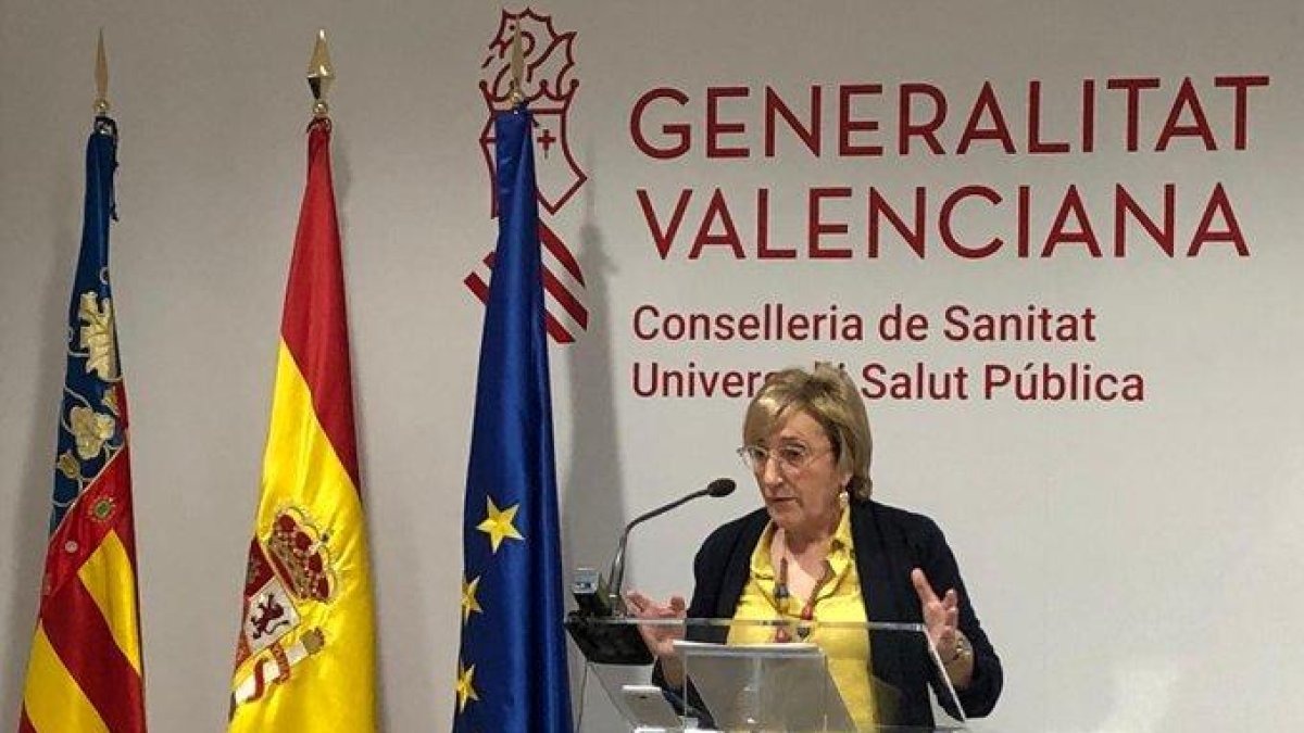 La consellera de Sanidad de la Generalitat valenciana, Ana Barceló.