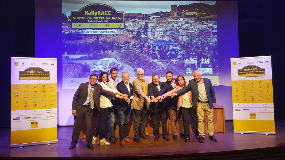 El Auditorio de la Diputación de Tarragona acogió la presentación del 55º RallyiRACC Cataluña-Costa Daurada.