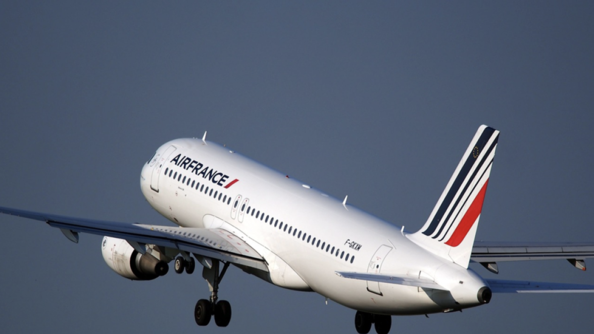 Imagen de un avión de Air France.