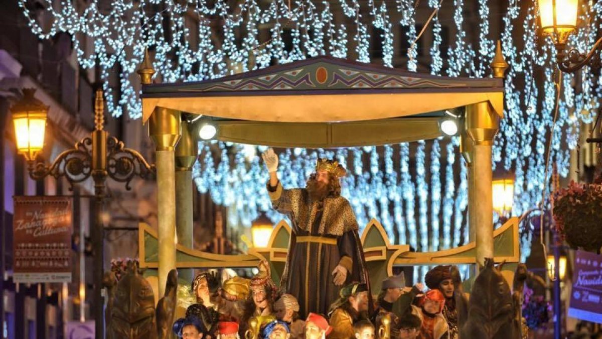 Una imagen de la Cabalgata de Reyes de Zaragoza de este año.