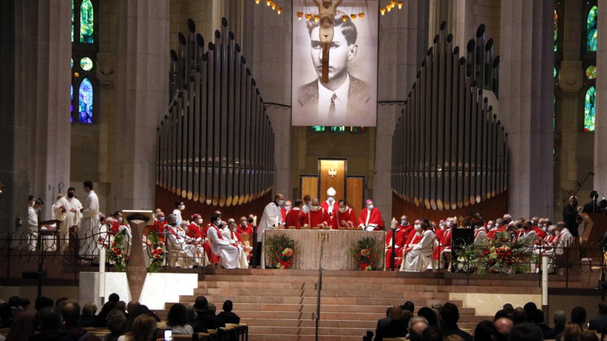 La beatificació de Joan Roig Diggle a la basílica de la Sagrada Família
