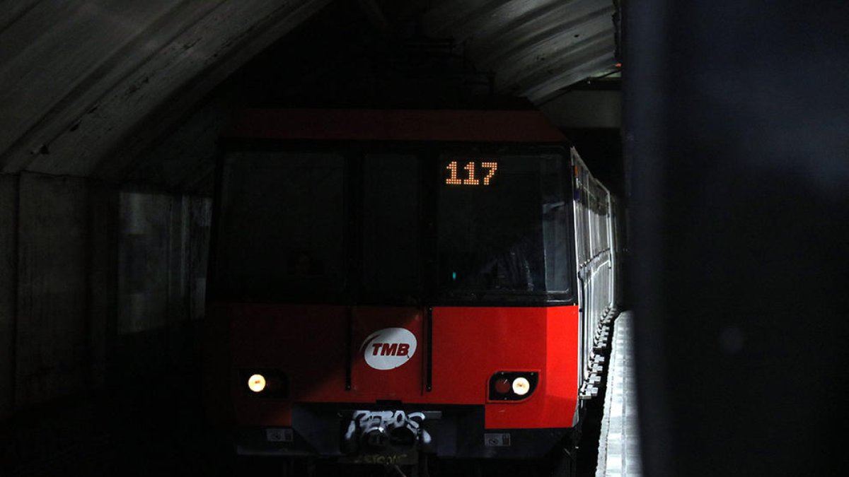 Imatge d'arxiu d'un comboi del metro de Barcelona.