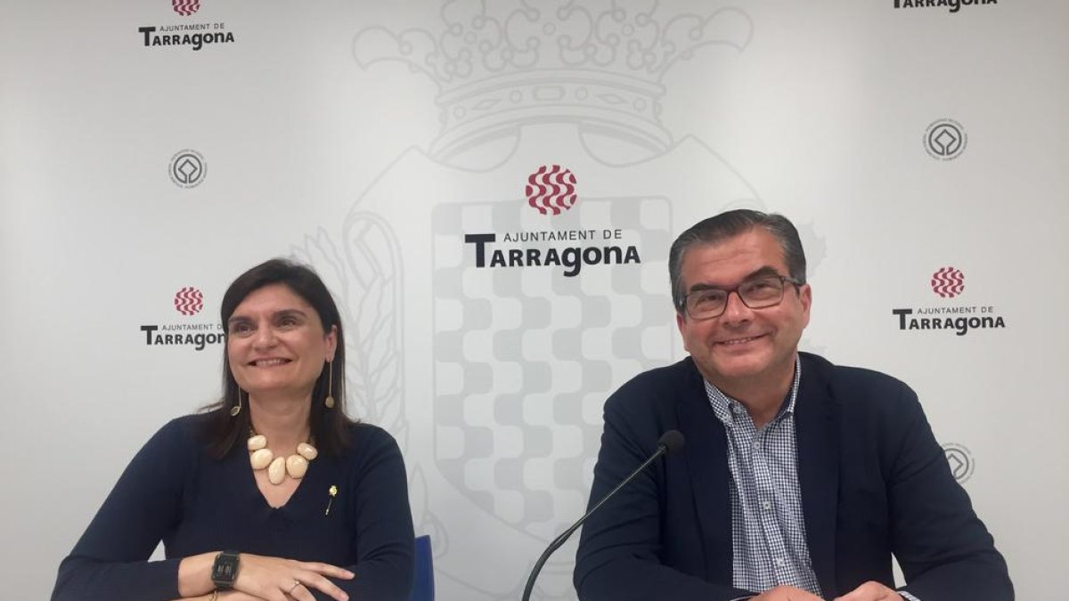 Els dos regiodors del grup municipal del PP a l'Ajuntament de Tarragona.