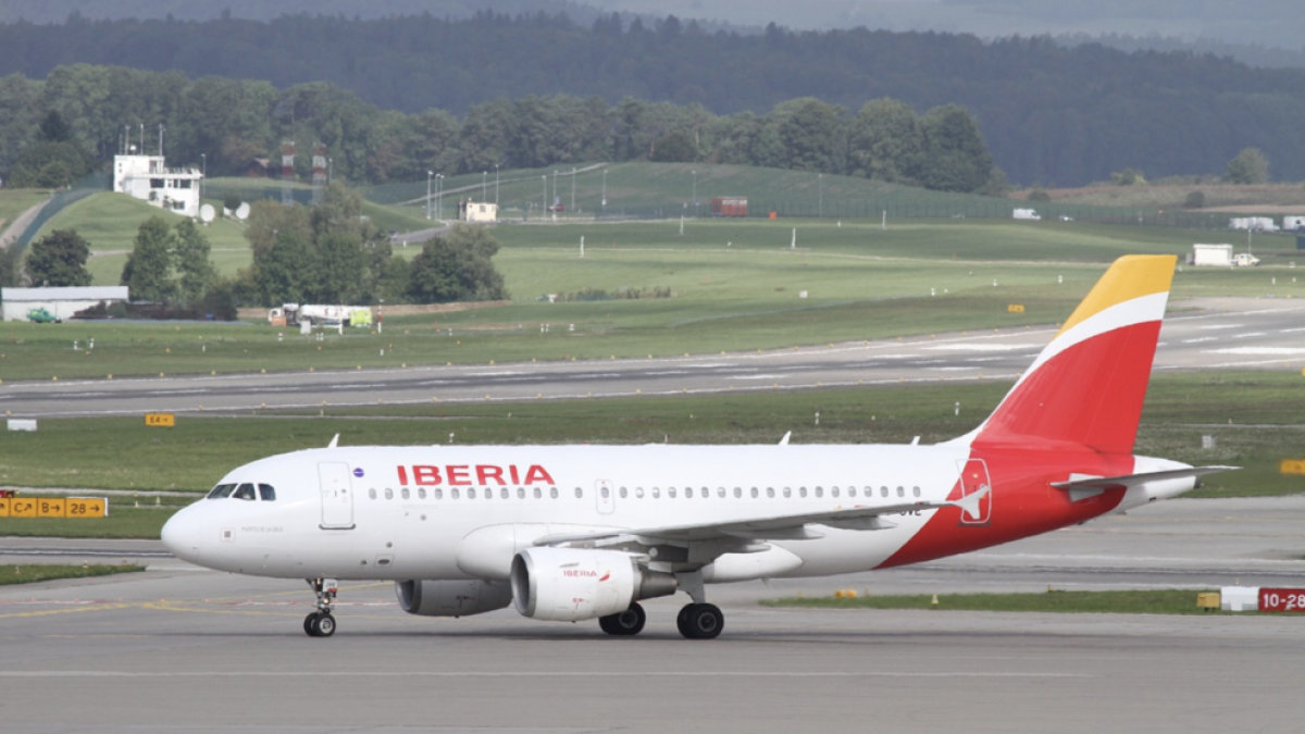 Imagen de archivo de un avión de Iberia.