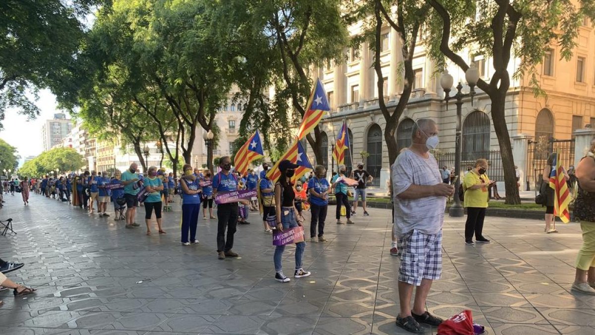 Manifestantes en Tarragona