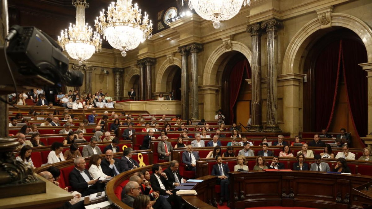 Pla general de l'hemicicle del Parlament