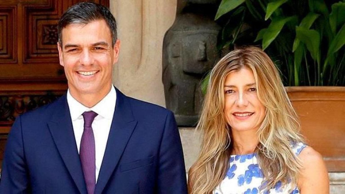 Begoña Gómez y Pedro Sánchez