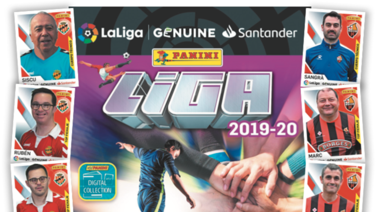 El álbum de los jugadores de Panini de LaLiga Genuine.