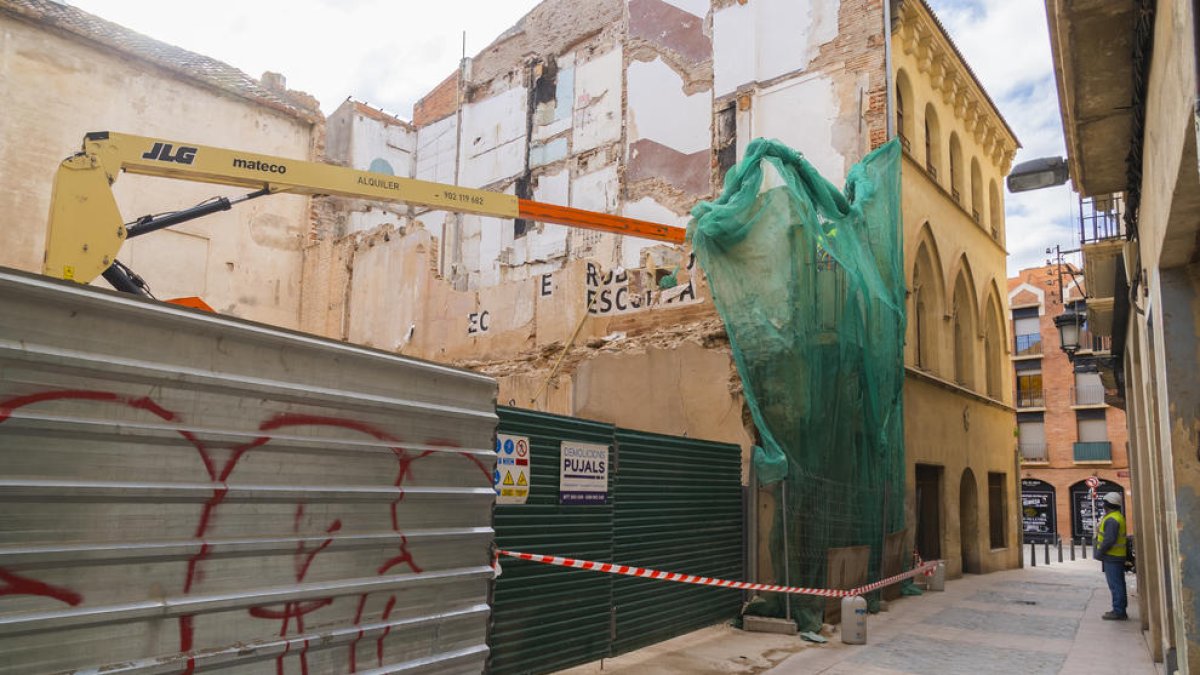 Les obres d'enderroc del número 12 del carrer de la Puríssima Concepció van acabar al novembre.