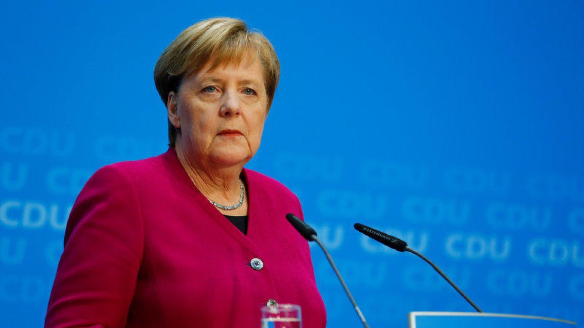 Merkel en una imagen de archivo