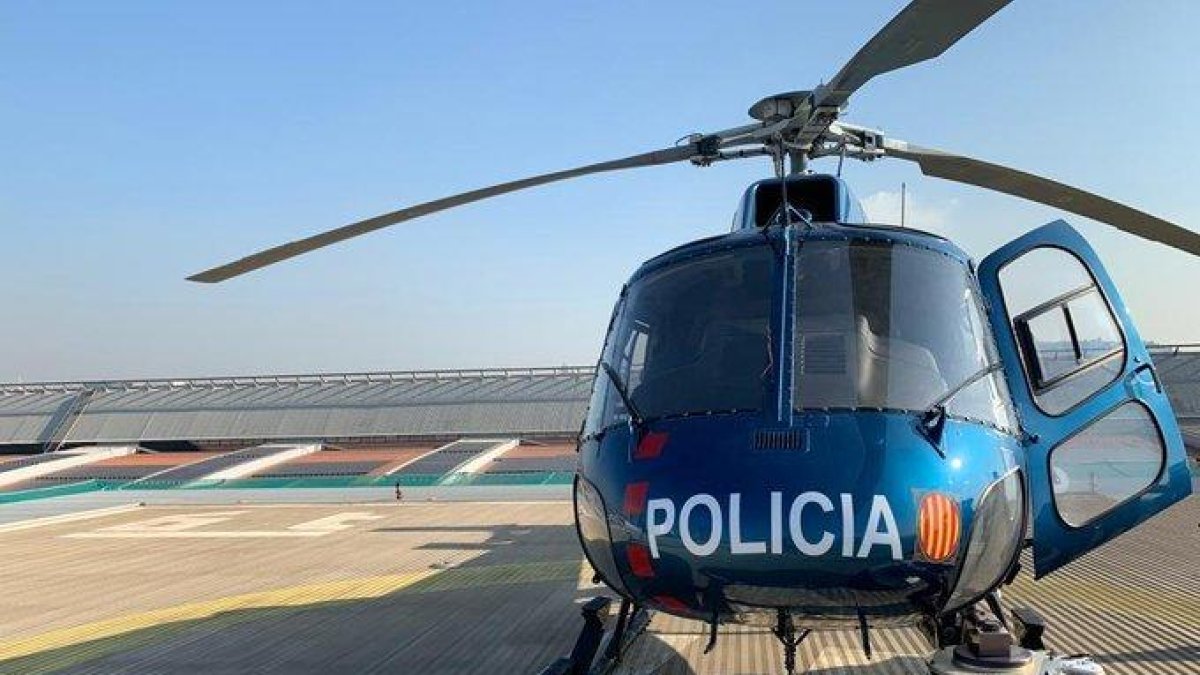 Imagen de archivo del helicóptero de los Mossos d'Esquadra.