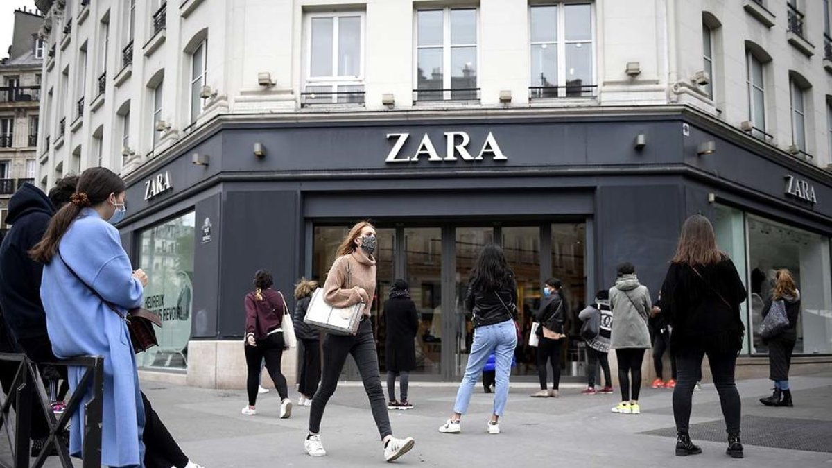 Imagen de archivo de un establecimiento de Zara, prtanyent en el grupo Inditex.