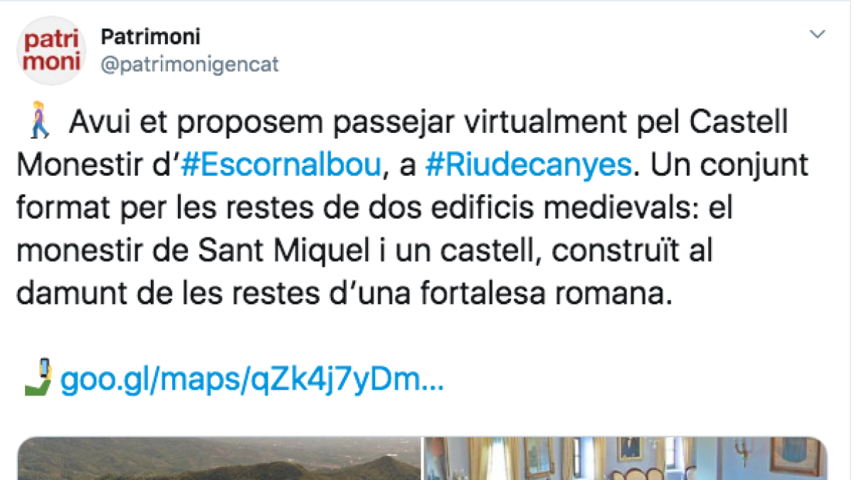 Una de les propostes es visitar el Castell Monestir d'Escornalbou.