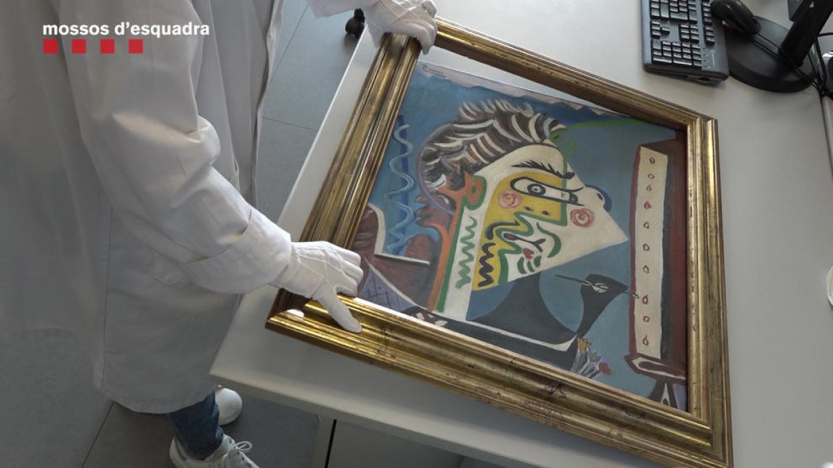 L'obra d'art falsament atribuïda a Plablo Picasso.