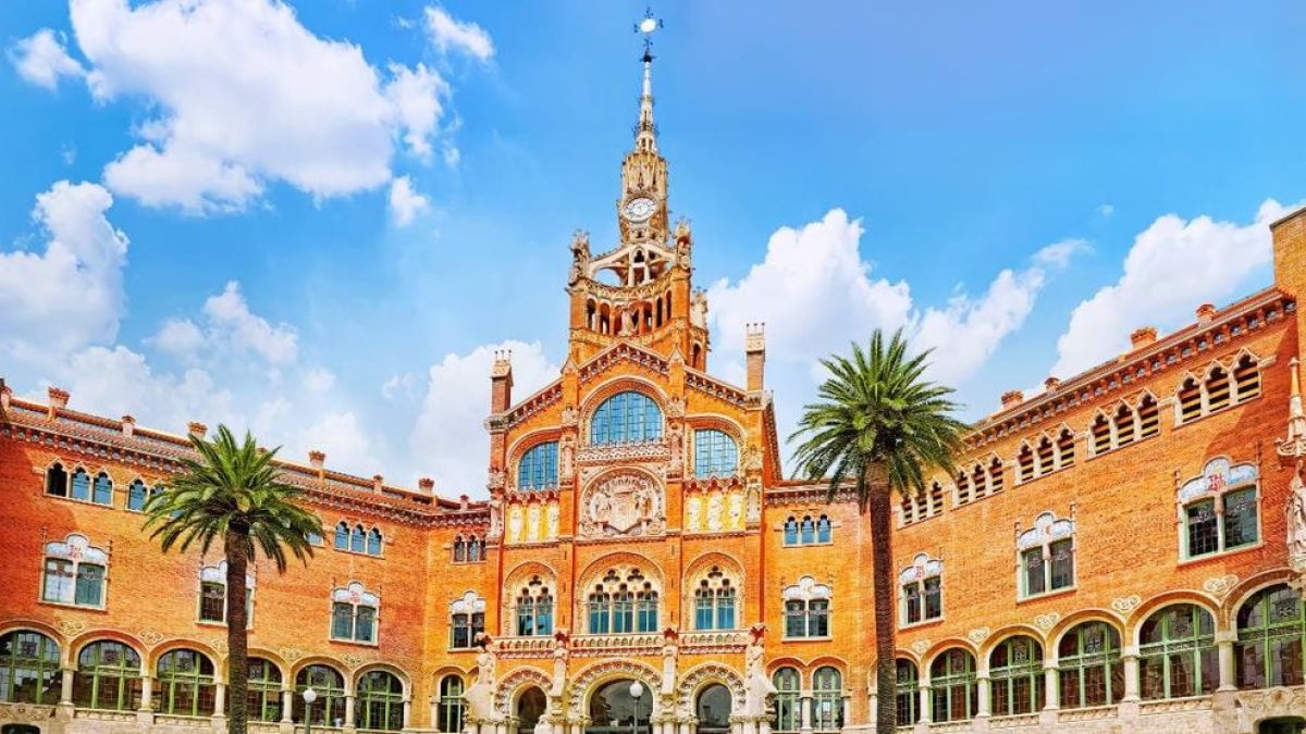 Fachada del hospital de Sant paz de Barcelona.