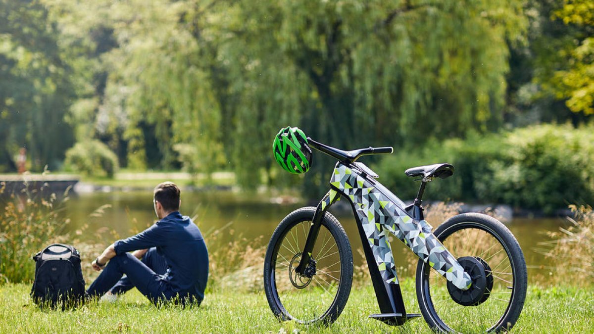 Una bicicleta eléctrica