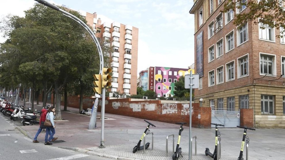 Patinetes eléctricos que la empresa Buny colocó en Tarragona sin permiso el pasado noviembre.