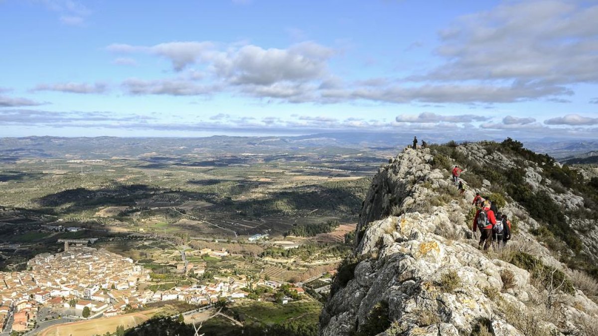 Imatge panoràmica de la Serra de Llaberia