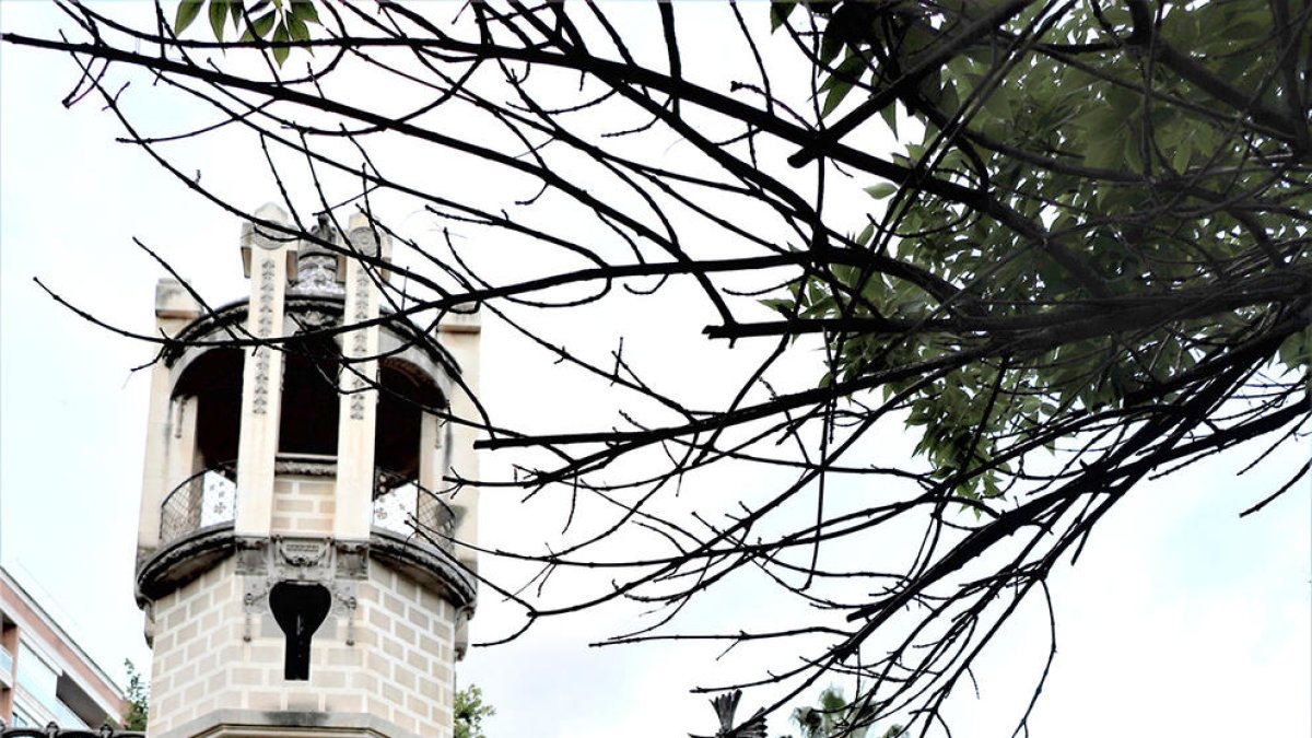 La Quinta de Sant Rafael amb el pou on diuen va caure un nen que no van poder salvar.