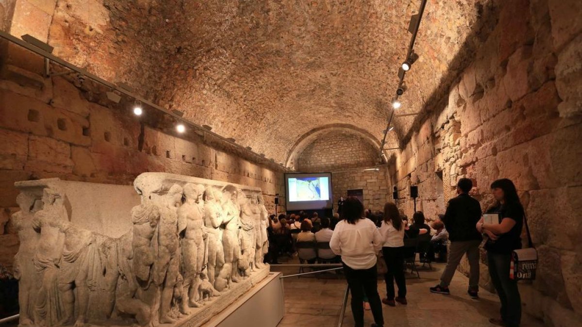 La Sala del Sarcòfag del Pretori, l'any passat durant un acte del festival Tarraco Viva.