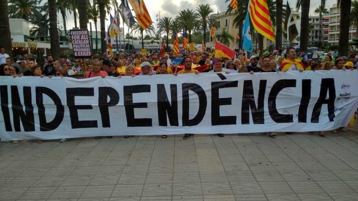 Imagen de la manifestación independentista del año pasado.