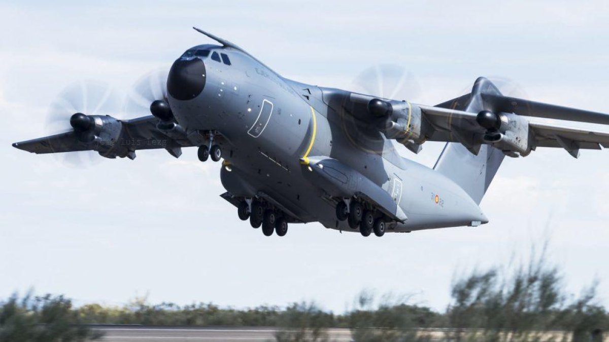 Un Airbus A400-M como los que han llevado