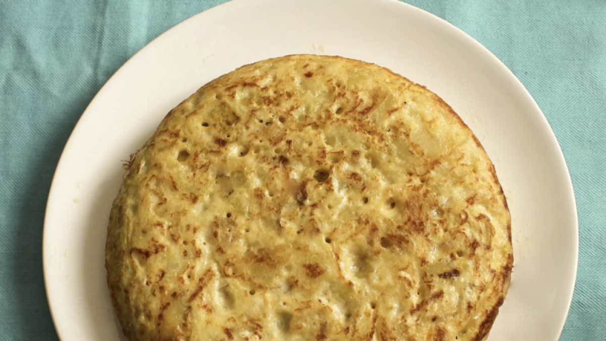 Imagen de archivo de una tortilla de patata.