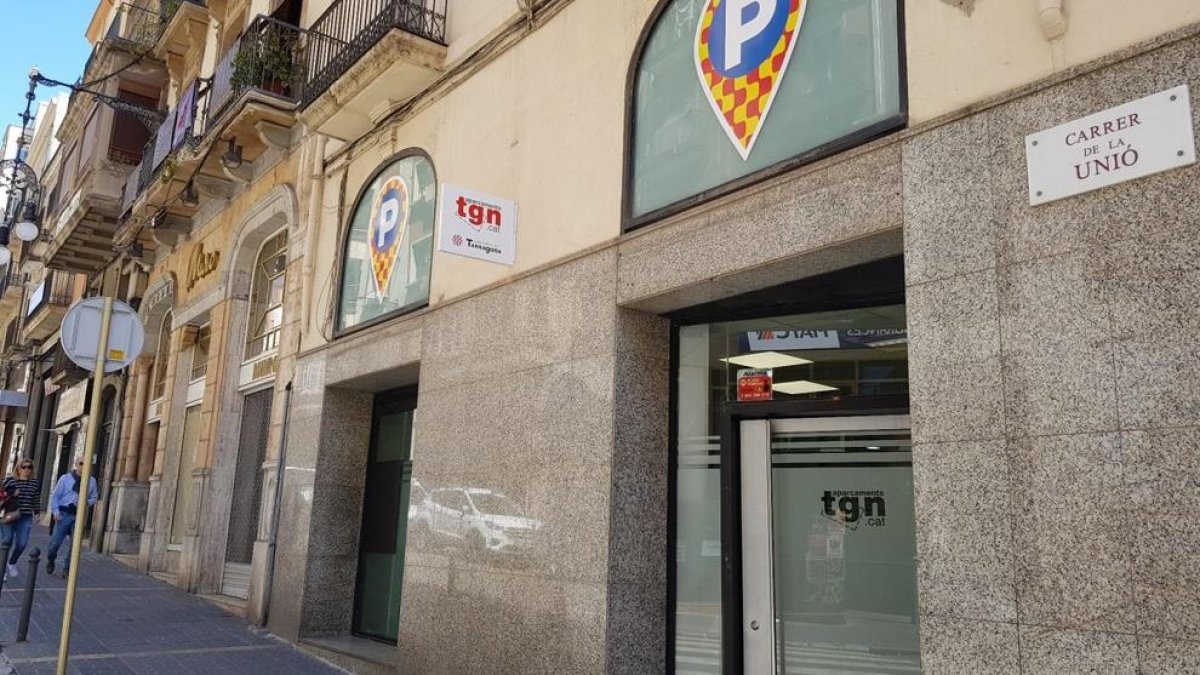 Imagen de la oficina de Aparcaments Municipals de Tarragona.