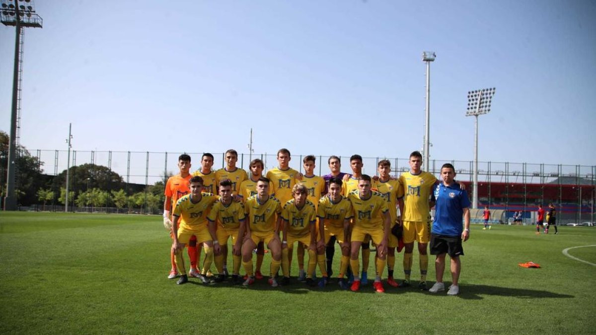 Un once del juvenil del CF Vilaseca, que juega en la categoría Nacional.