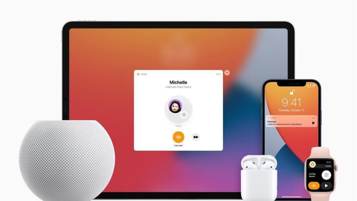 Imagen de los nuevos productos presentados por Apple el 13 de octubre.