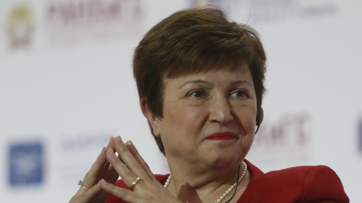 Kristalina Georgieva, directora ejecutiva del Banco Mundial y candidata europea a dirigir el Fondo Monetario Internacional.