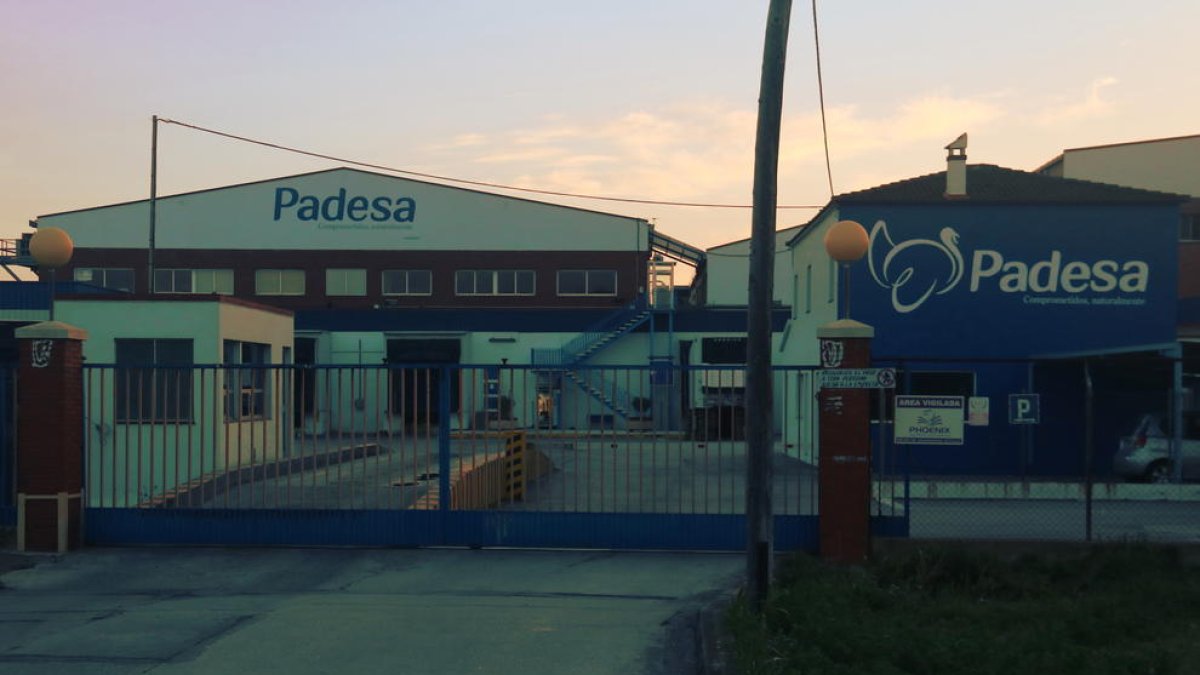 Plano general de las instalaciones de Padesa en Amposta.