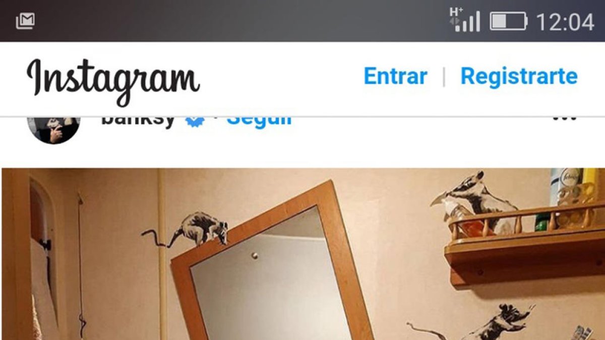 Imatge que l'artiste a pujat al seu Instagram.