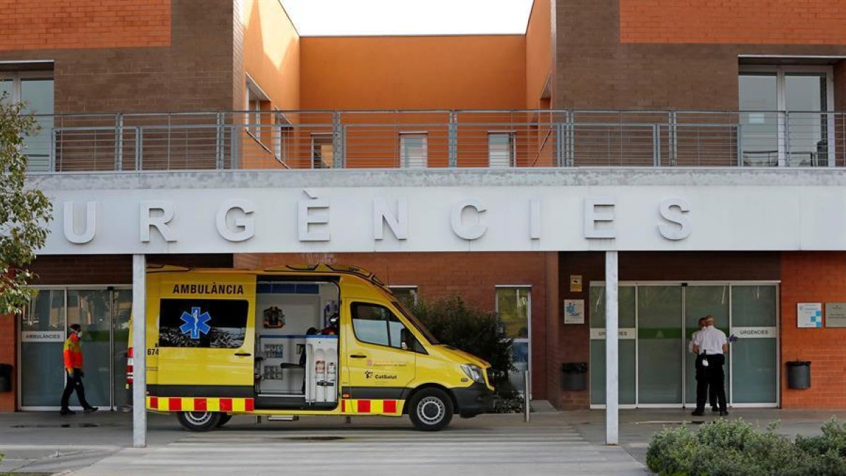 Vista del exterior del Hospital de Igualada.