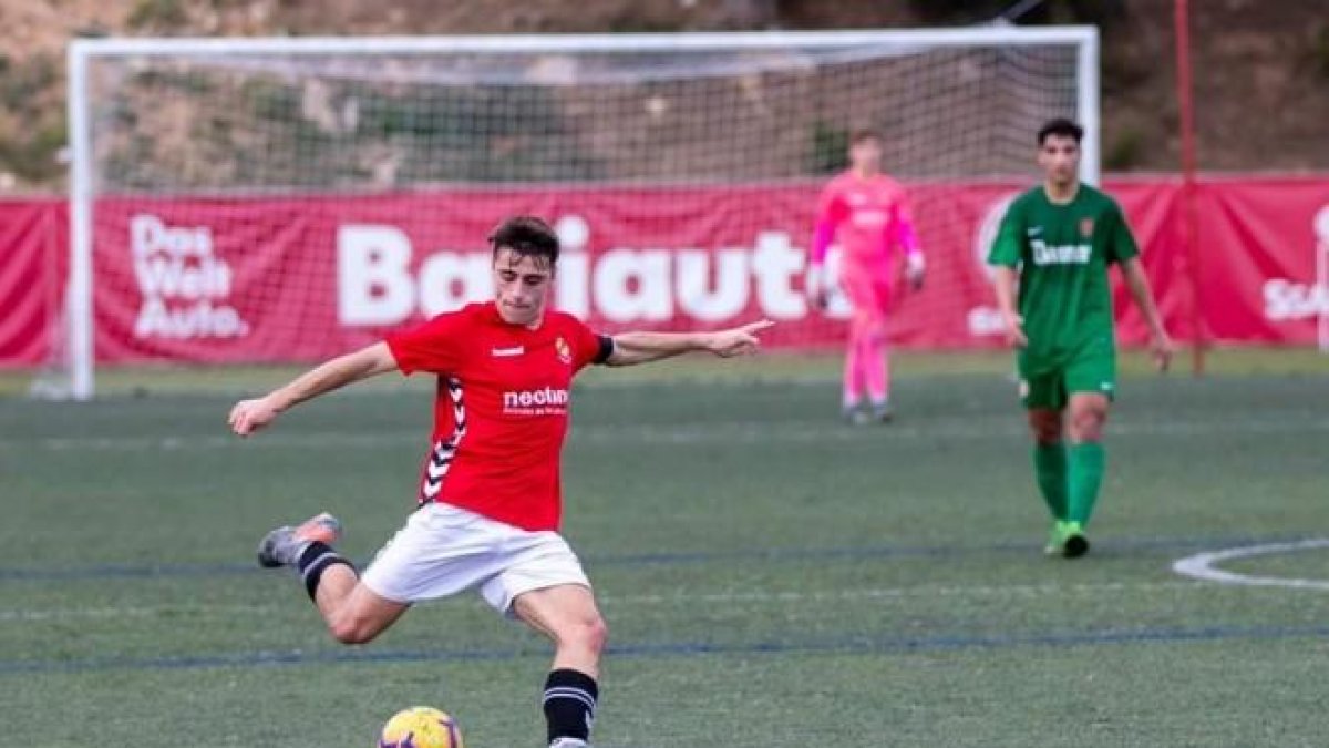 Eric De las Heras, en un partit.