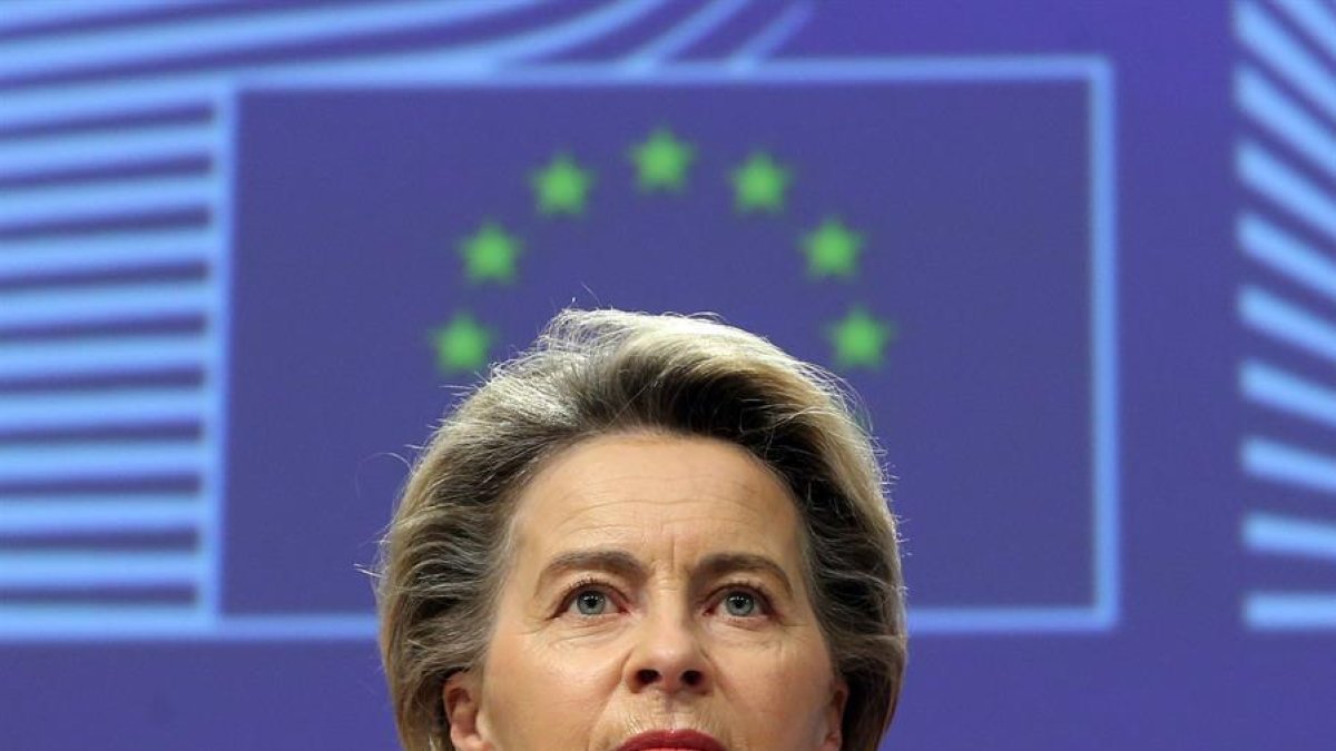 La presidenta de la CE, Ursula Von der Leyen.