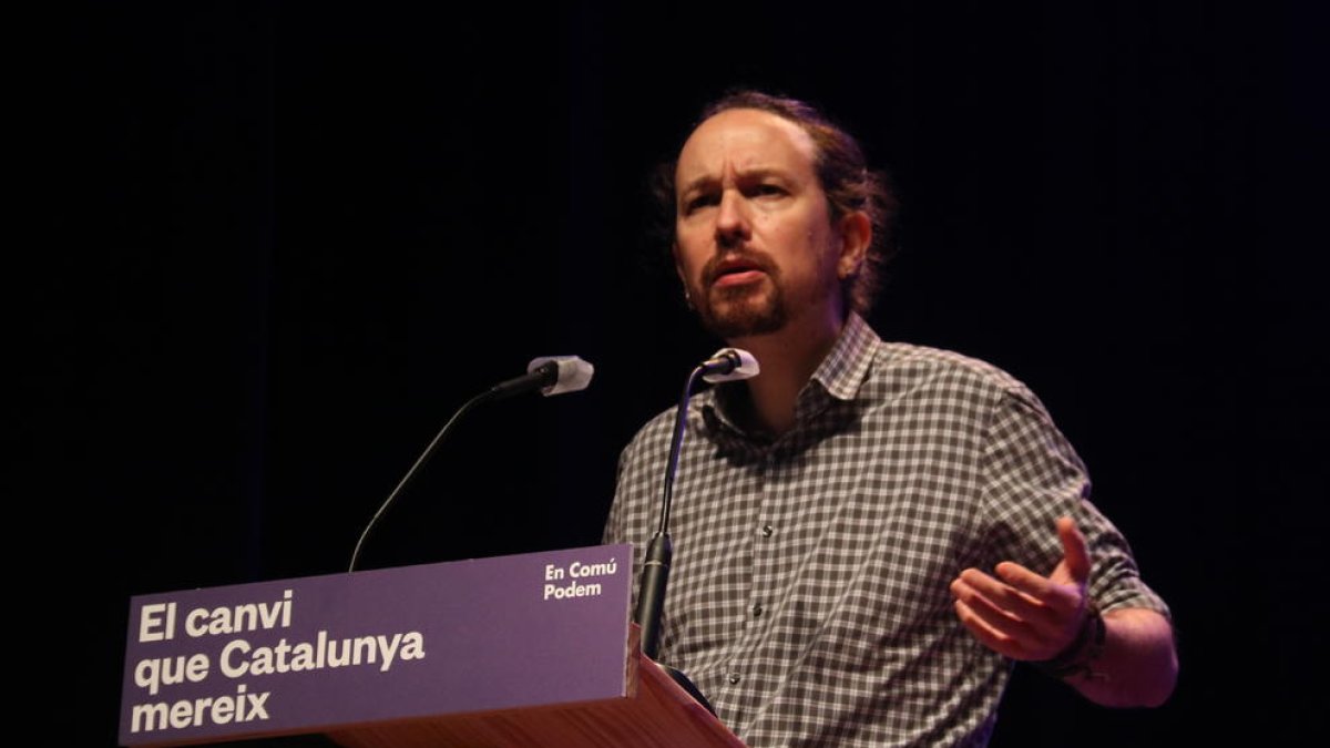 El exvicepresidente del gobierno español y secretario general de Unidas Podemos, Pablo Iglesias.