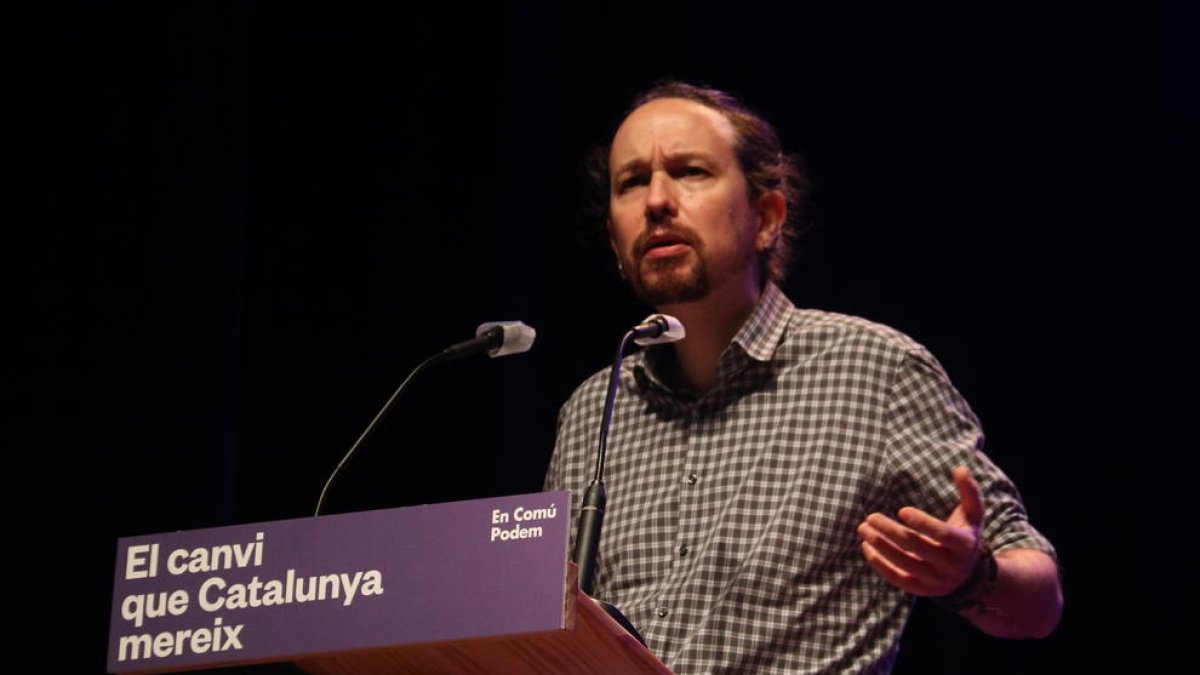 L'exvicepresident del govern espanyol i secretari general d'Unidas Podemos, Pablo Iglesias.