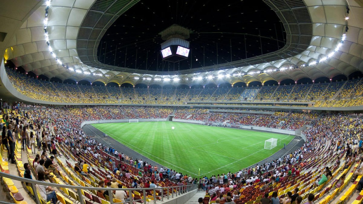 L'estadi nacional de Bucarest.