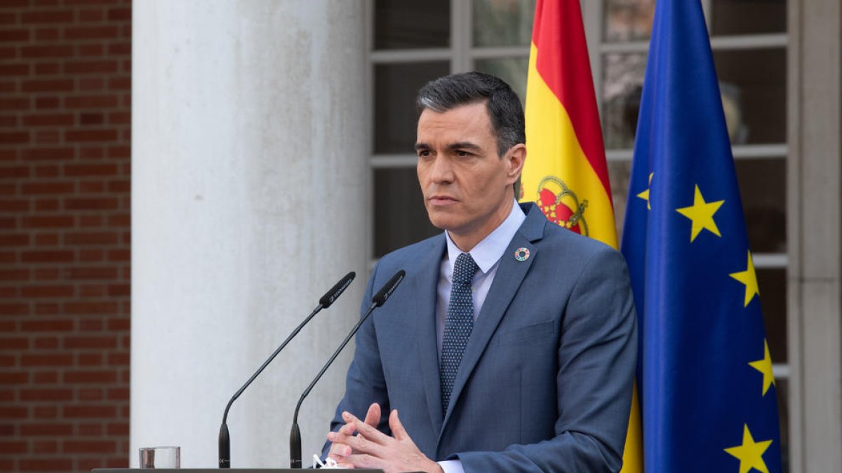 El presidente del gobierno español, Pedro Sánchez.