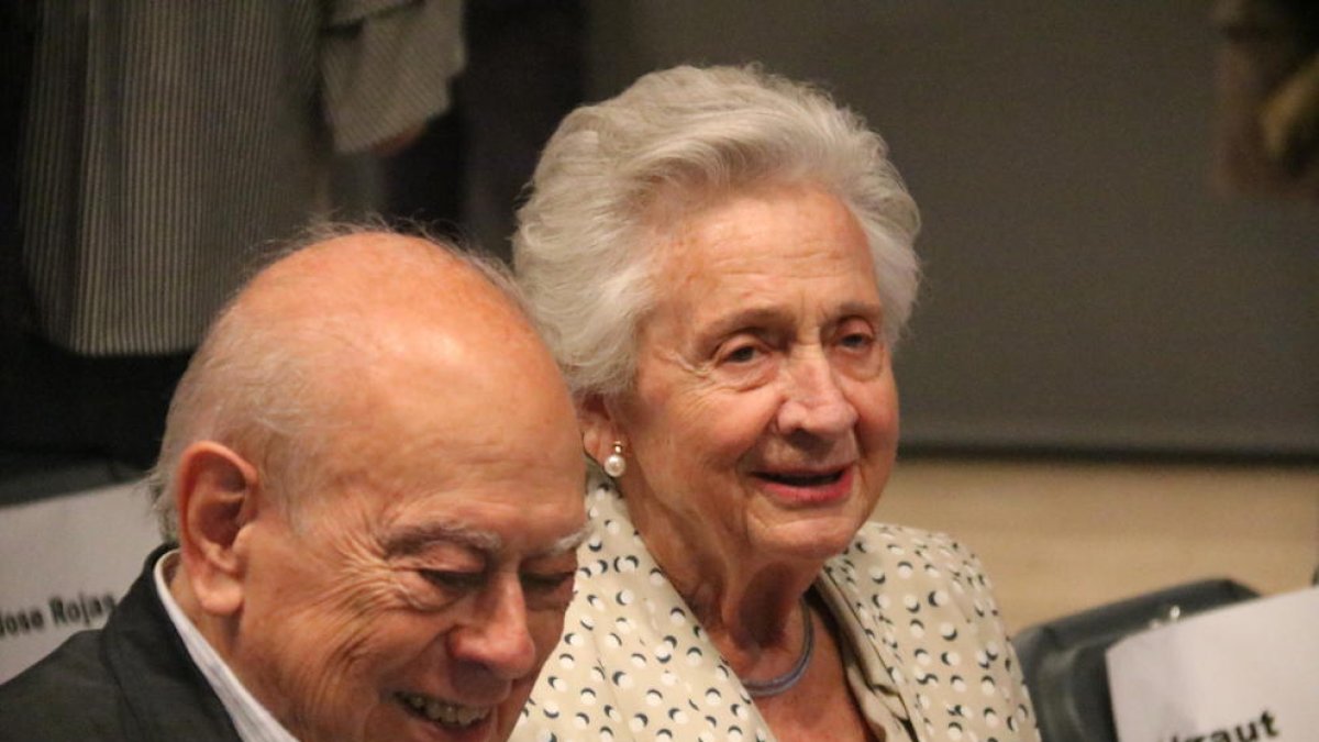 L'expresident del Govern Jordi Pujol i la seva dona, Marta Ferrusola, en una imatge d'arxiu.
