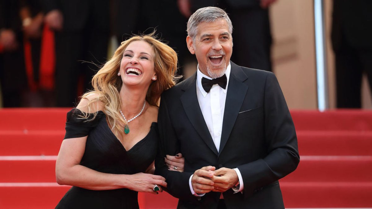 Imatge d'arxiu de Julia Roberts i George Clooney.